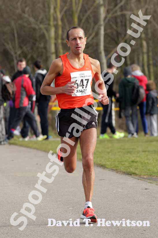 Ian Crampton (Durham City) leads the over-50s Royal Signal Relays.